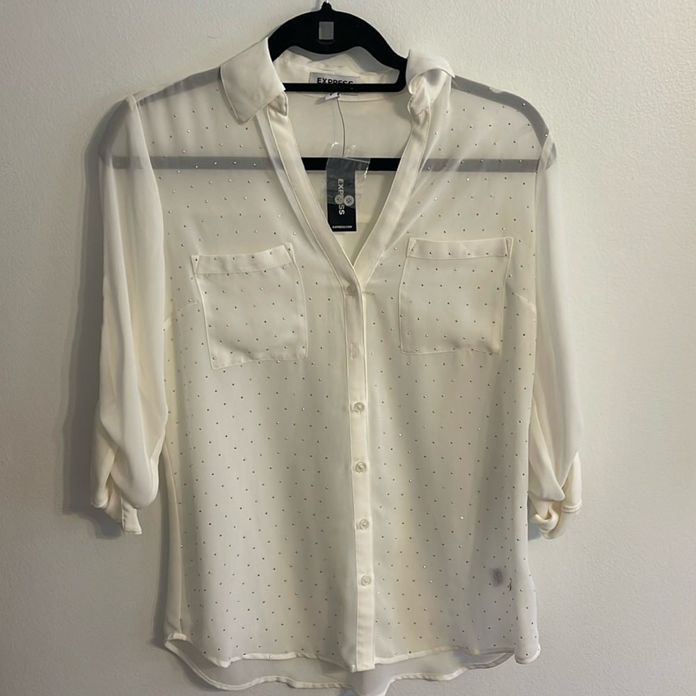 Studded Express‎ Blouse